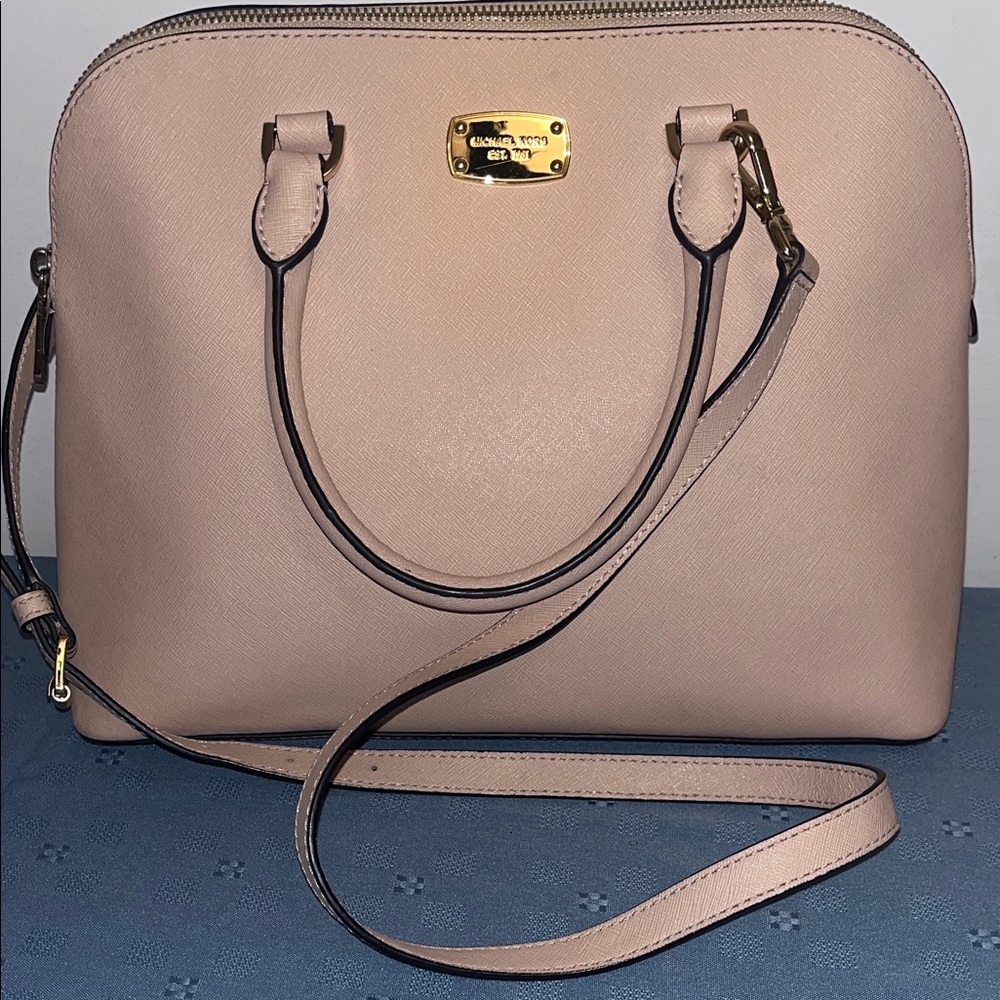 Michael Kors Cindy Dome Satchel with Removable Crossbody Strap